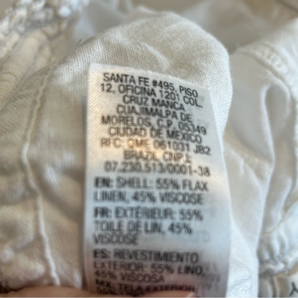 ROXY Linen Drawstring Pants Size M - Picture 8 of 8